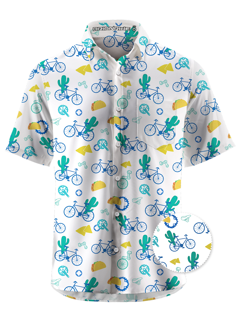 Orionride Short Sleeves Mexico Life Ultra Lightweight Hawaiian shirt
