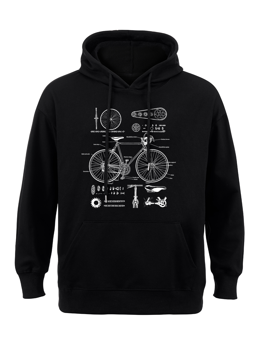 Orionride Bicycle Structure Classic Hoodie