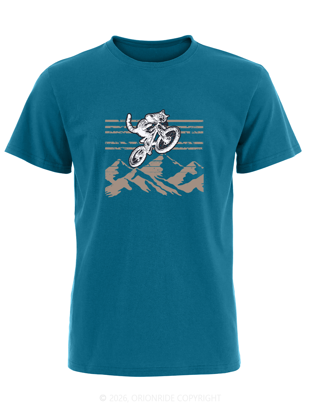 Orionride Mountain Kitten Short Sleeves Bike T-Shirt