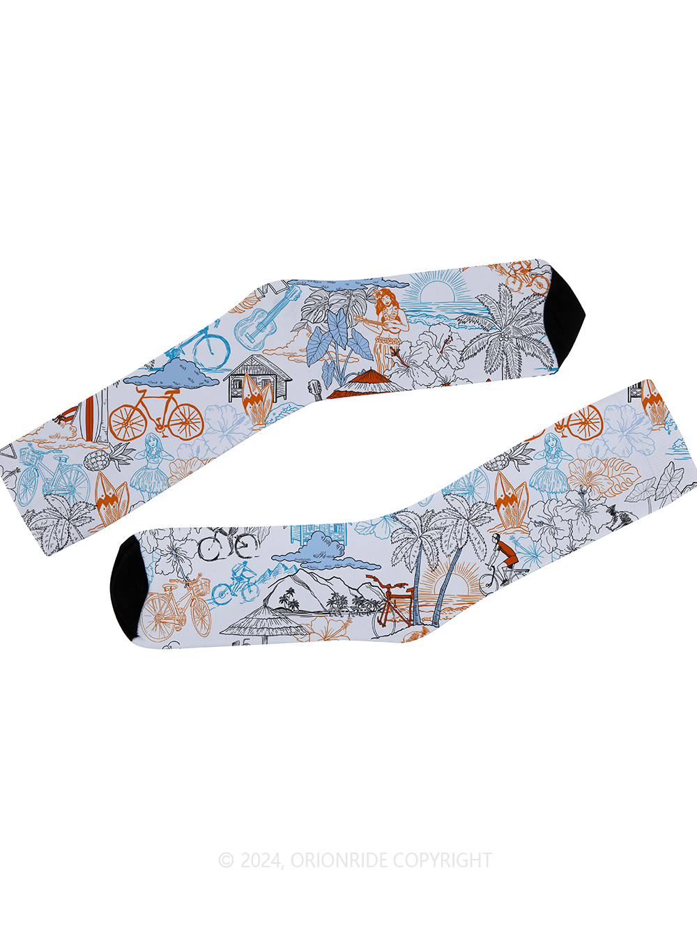 Orionride Hawaiian Style Cycling Socks