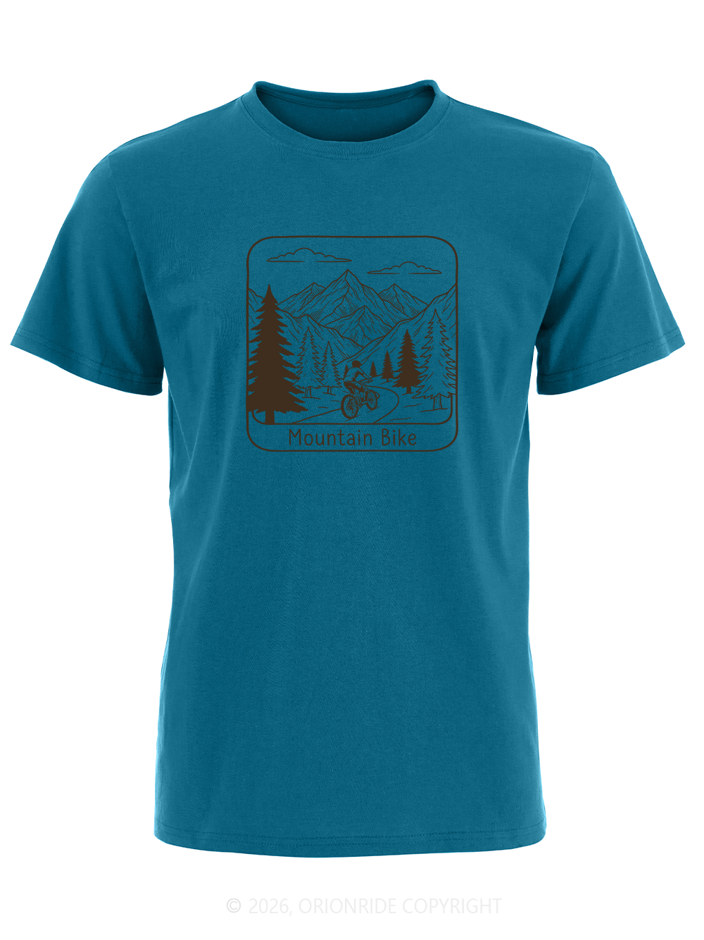 Orionride Undulating Peaks Short Sleeves Bike T-Shirt