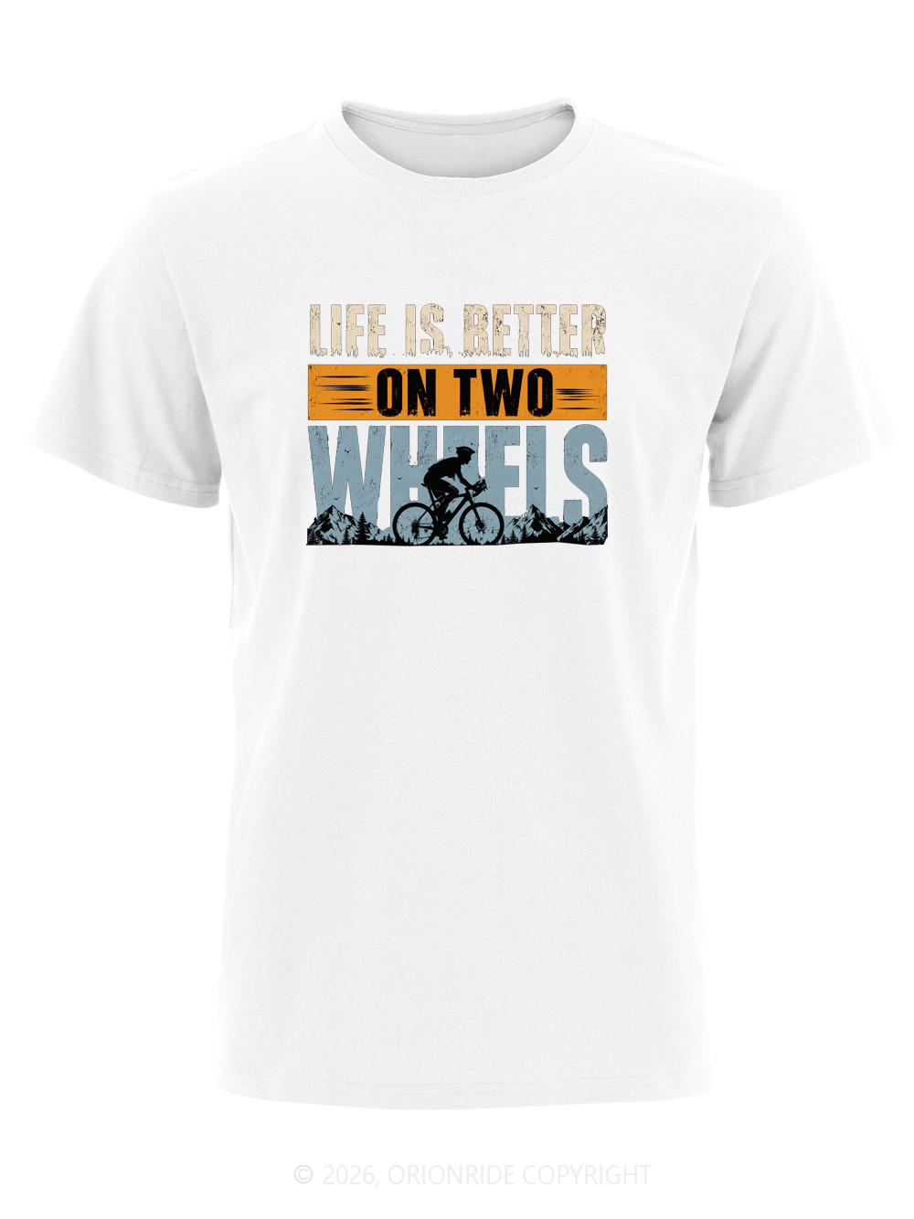 Orionride Two Wheel Soul Short Sleeves Bike T-Shirt