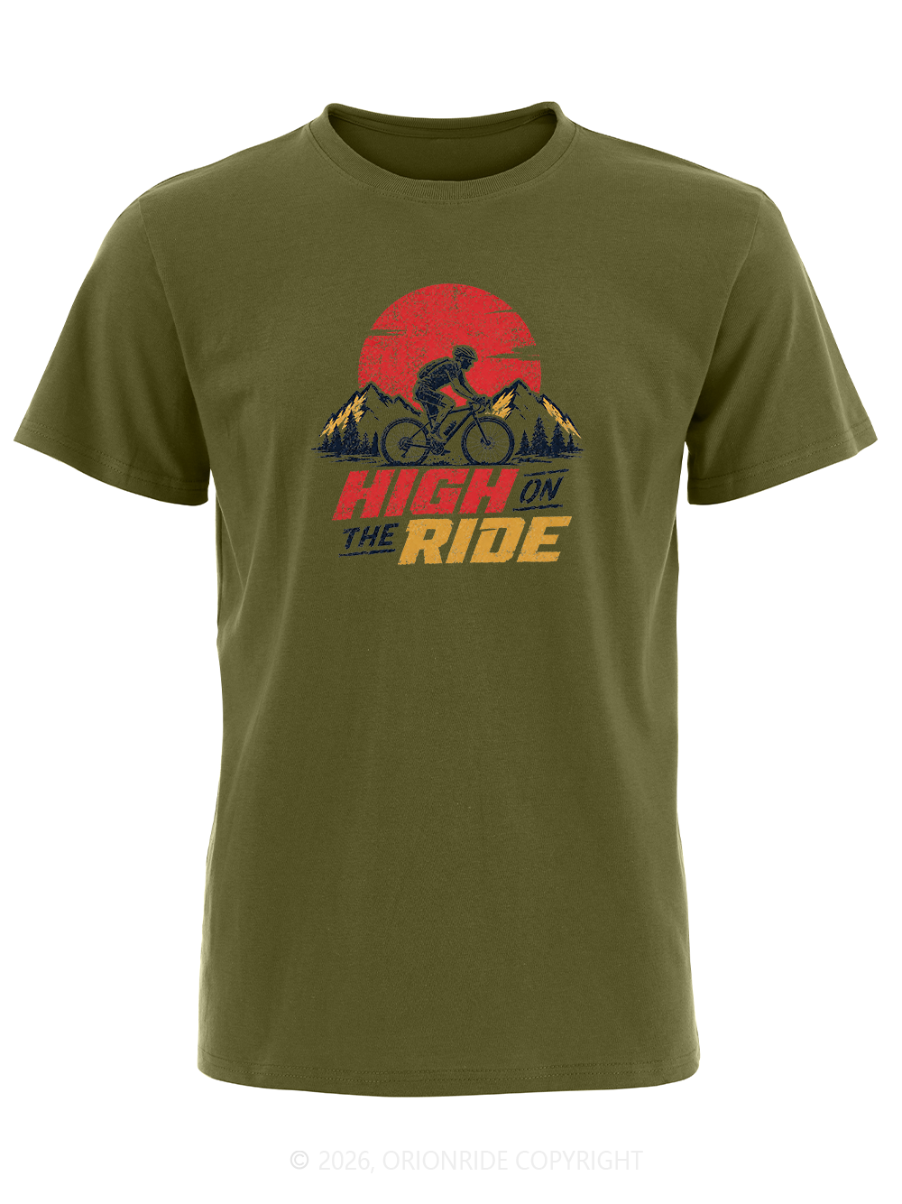 Orionride High On The Ride Short Sleeves Bike T-Shirt