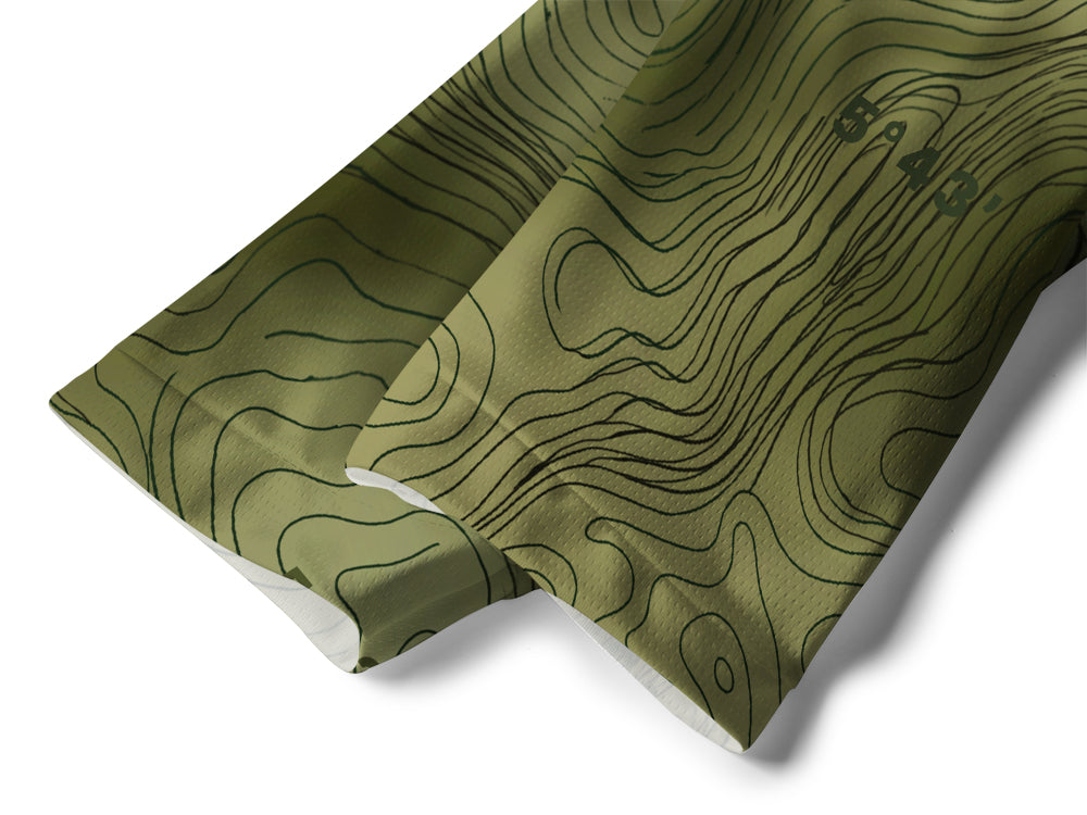 Orionride Outdoor Contours Long Sleeve Downhill Jersey