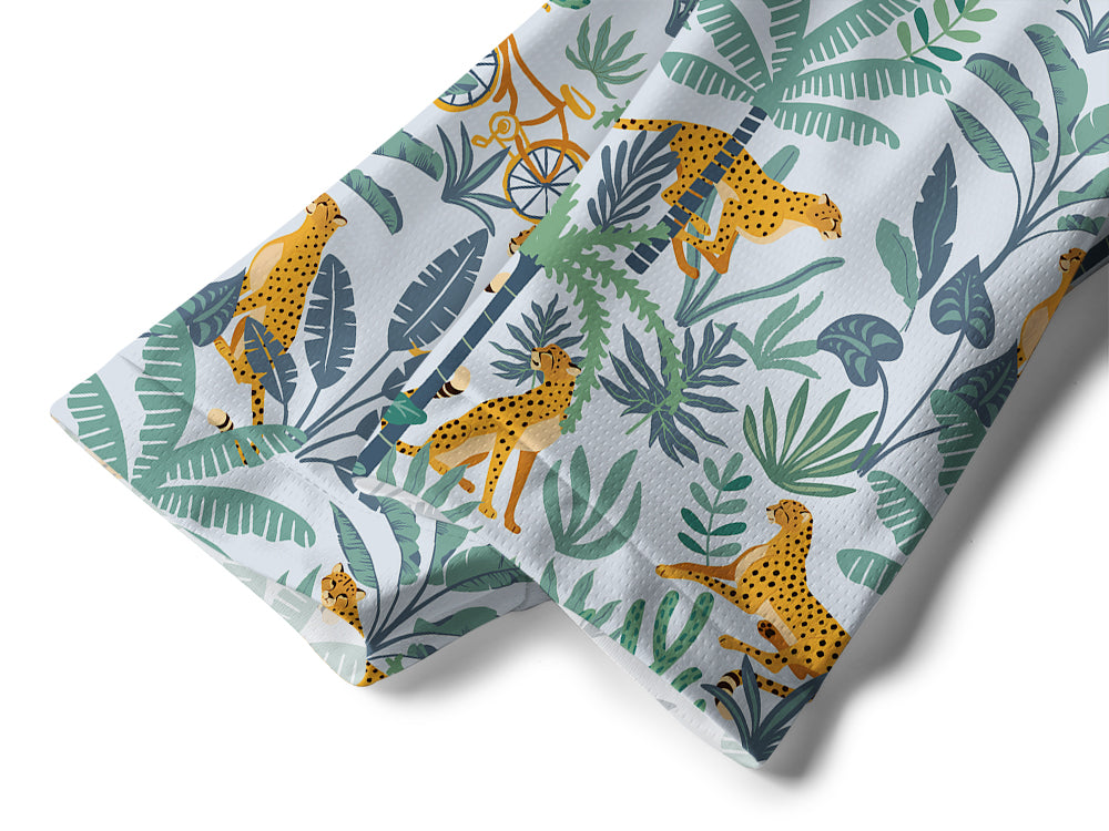 Orionride Jungle Leopard Long Sleeve Downhill Jersey