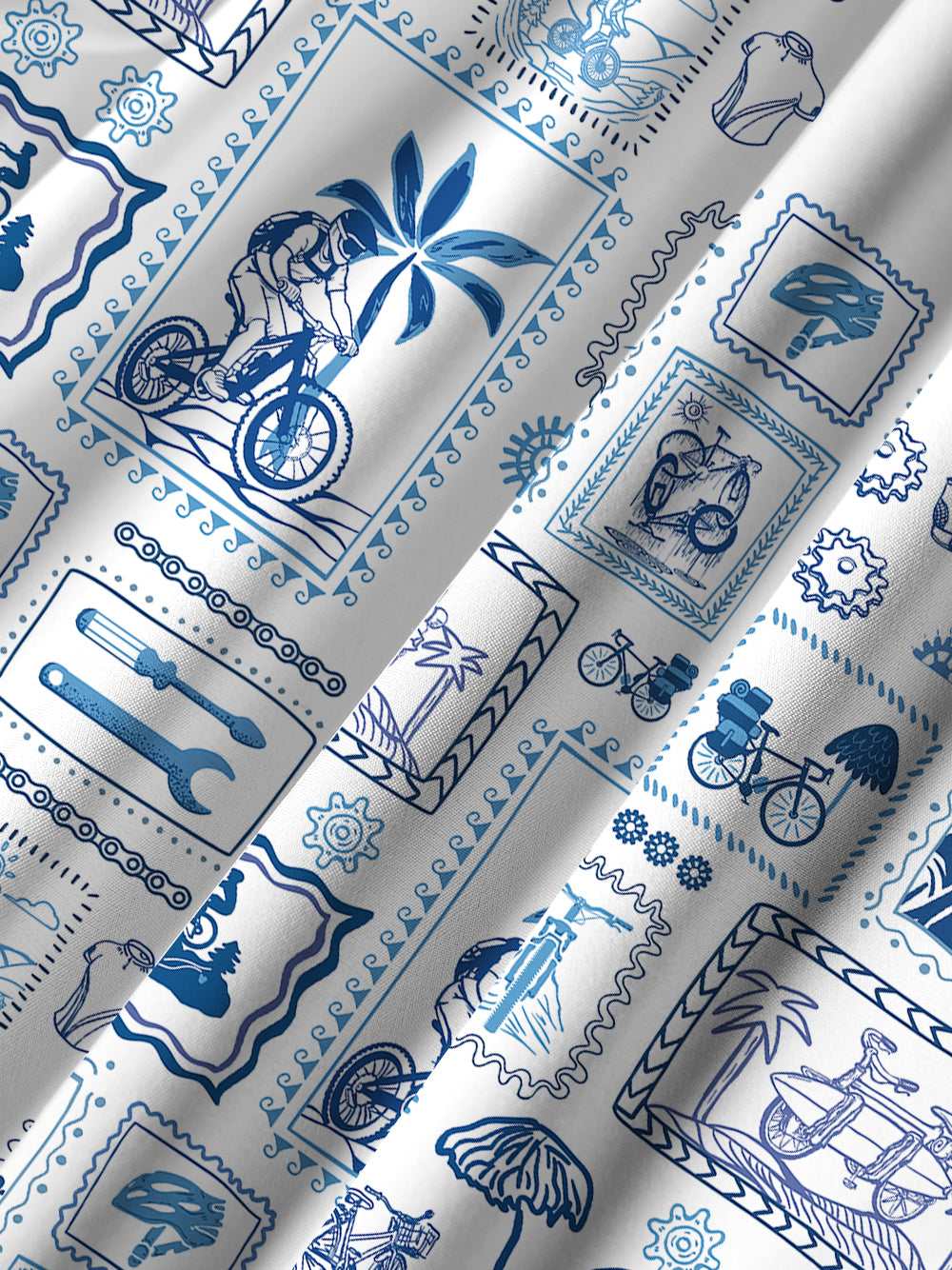 Orionride Memory Stamp Zipper Pockets Ultra Lightweight Short Sleeves Gravel Shirt