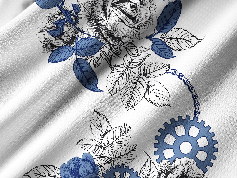 Orionride Blooming Roses Long Sleeve Downhill Jersey