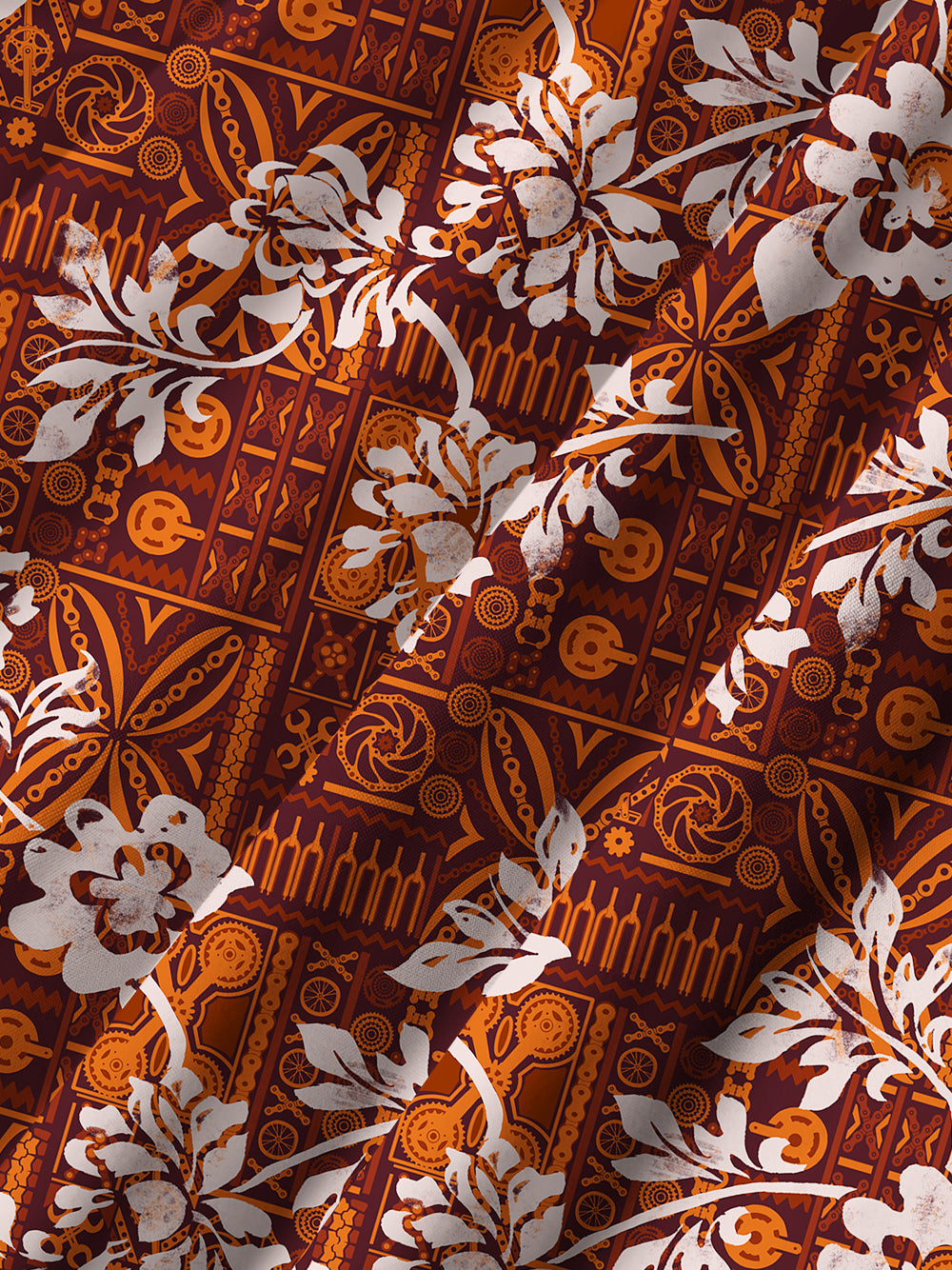 Orionride Fragrant Hibiscus Ultra Lightweight Short Sleeves Hawaiian shirt