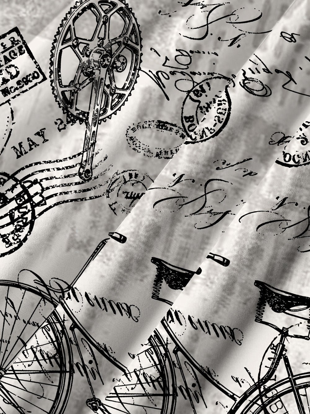 Orionride Nostalgic Bicycle Zipper Pockets Ultra Lightweight Short Sleeves Gravel Shirt