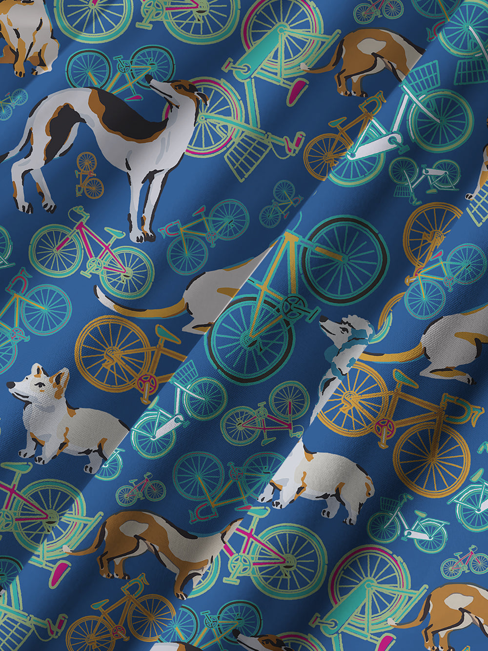 Orionride Pup Ride Ultra Lightweight Short Sleeves Hawaiian shirt