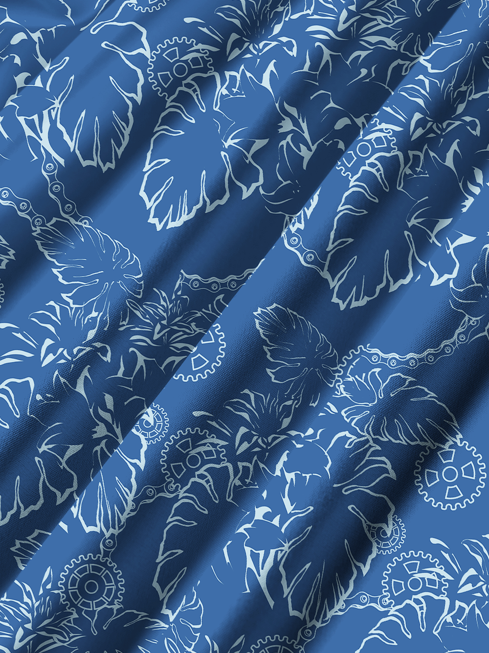 Orionride Monstera Leaves Zipper Pockets Ultra Lightweight Short Sleeves Gravel Shirt