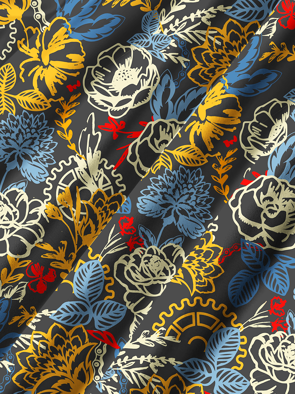 Orionride Sunshine Garden Zipper Pockets Ultra Lightweight Short Sleeves Gravel Shirt