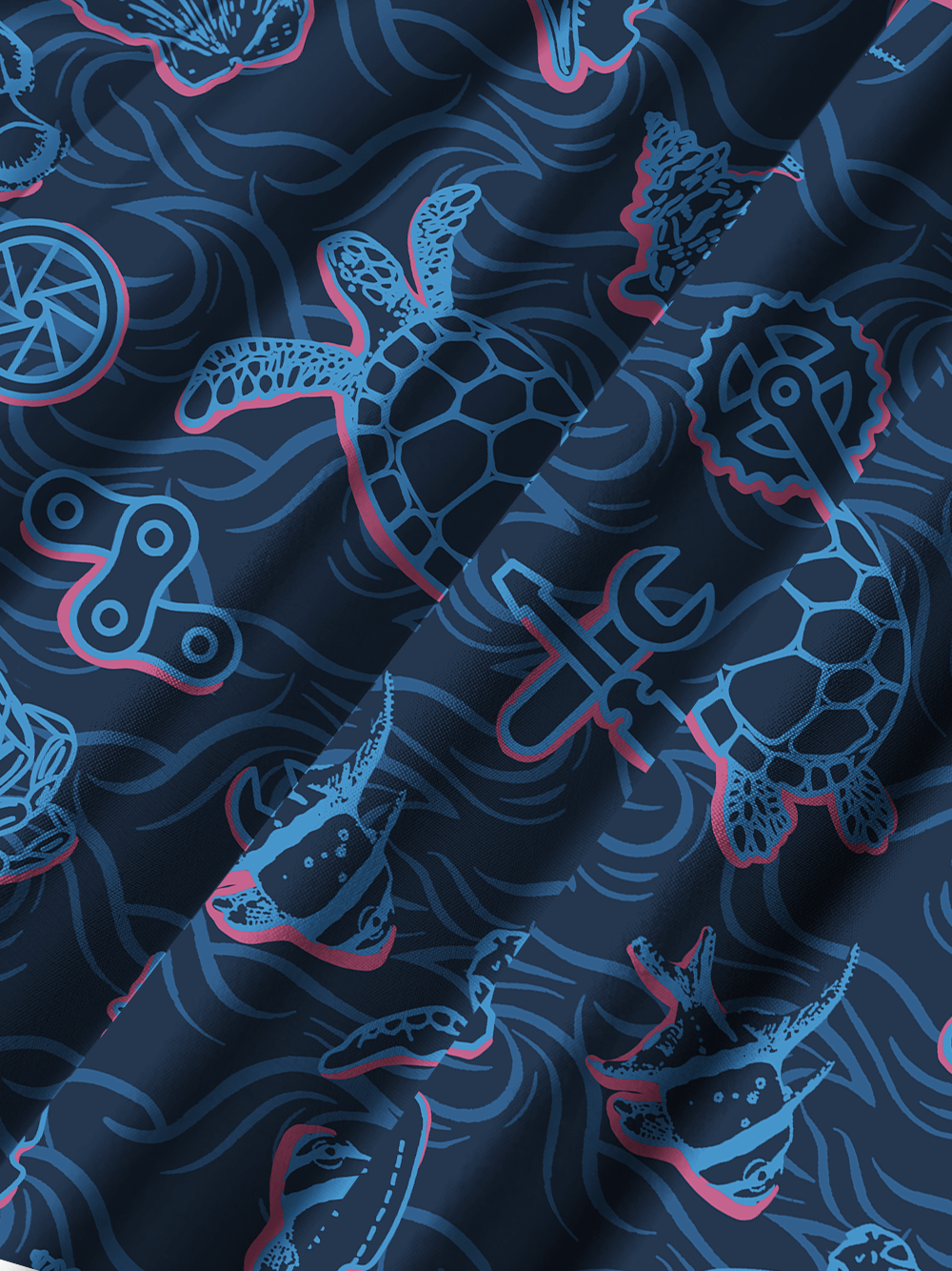 Orionride Ocean Journey Ultra Lightweight Short Sleeves Hawaiian shirt