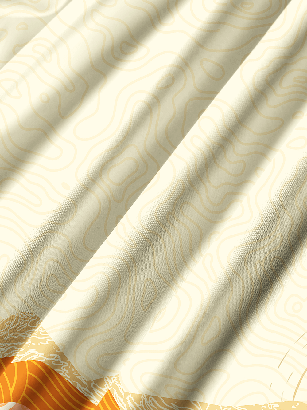 Orionride Waves And Peaks Zipper Pockets Ultra Lightweight Short Sleeves Gravel Shirt