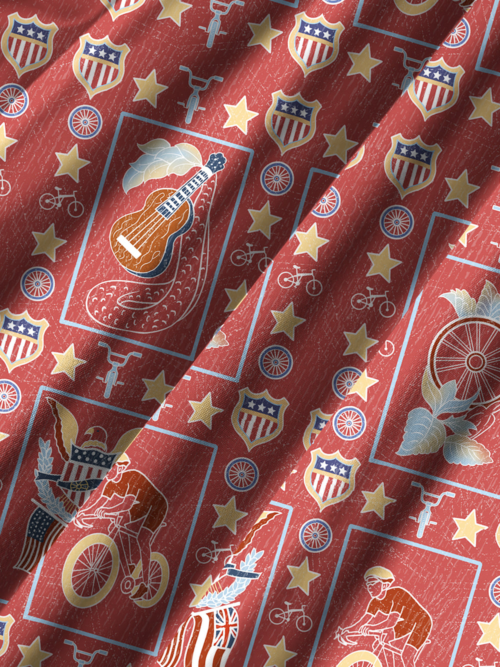 Orionride Short Sleeves Spirit of Freedom Ultra Lightweight Hawaiian shirt