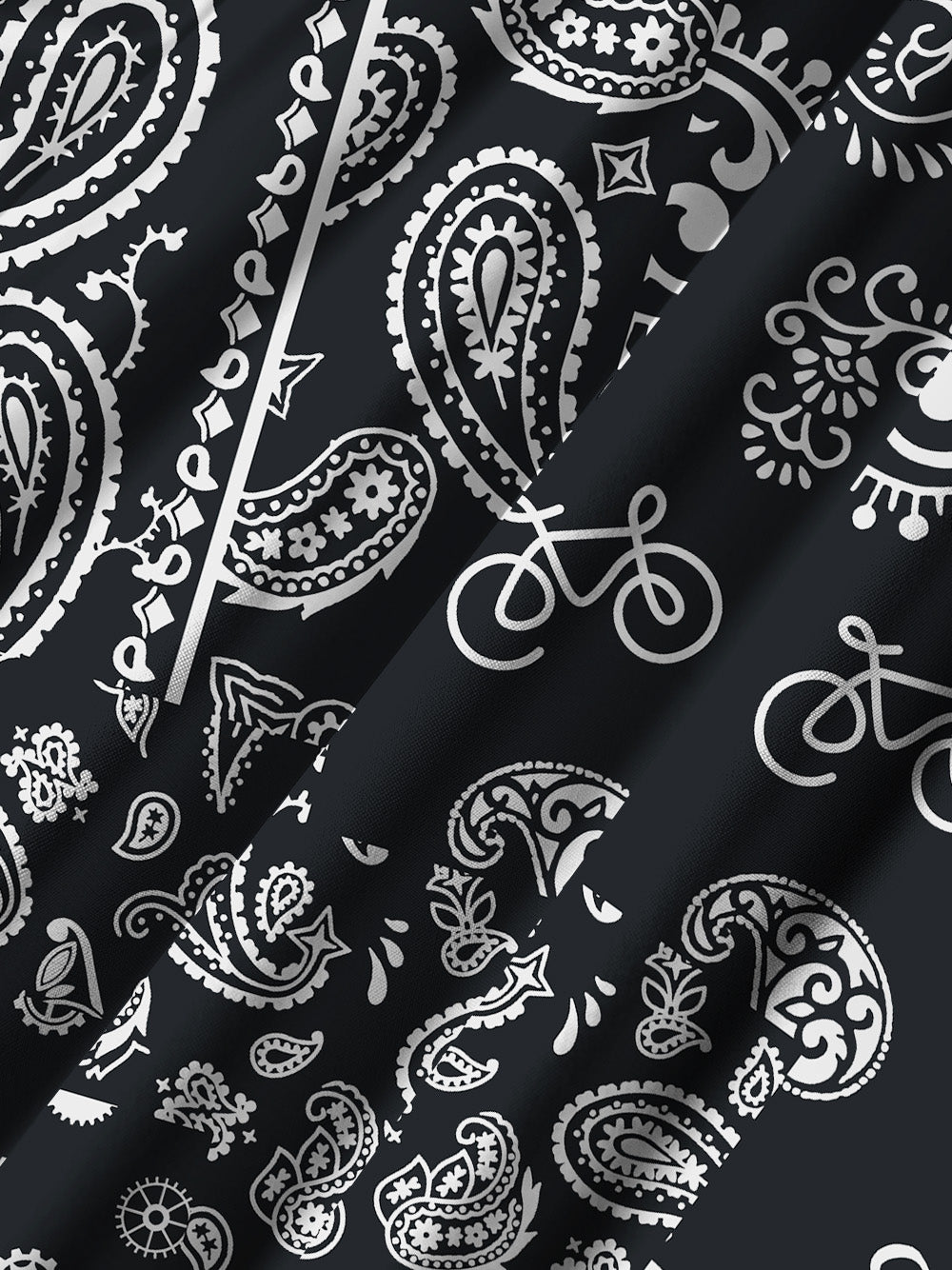 Orionride Gear Cashew Flower Zipper Pockets Ultra Lightweight Short Sleeves Gravel Shirt