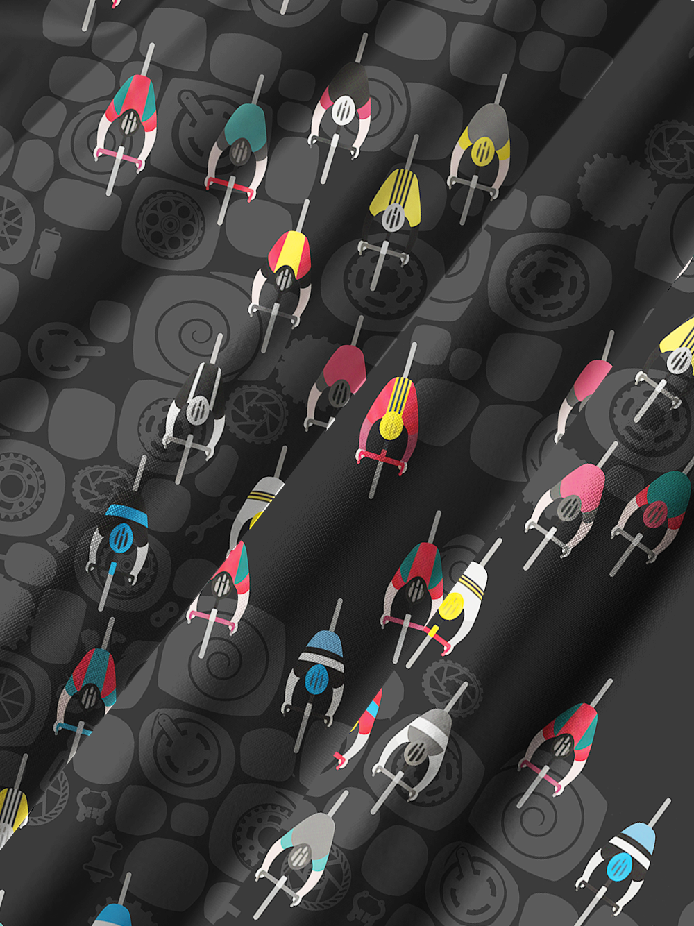 Orionride The World Of Cyclists Zipper Pockets Ultra Lightweight Short Sleeves Gravel Shirt