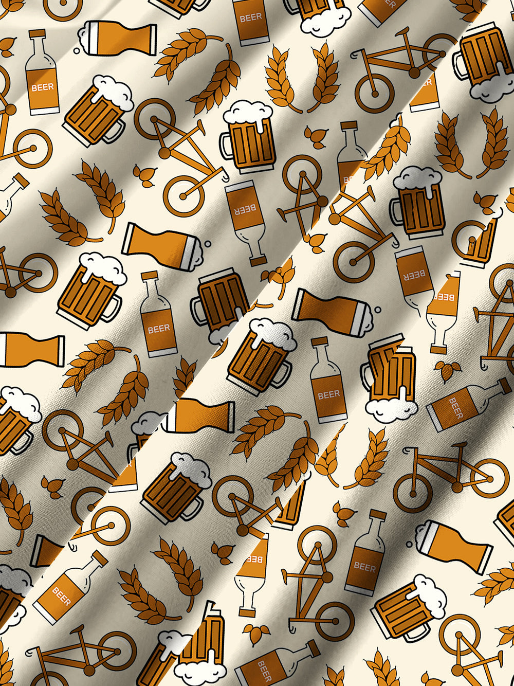 Orionride Beer And Wheat Ultra Lightweight Short Sleeves Hawaiian shirt