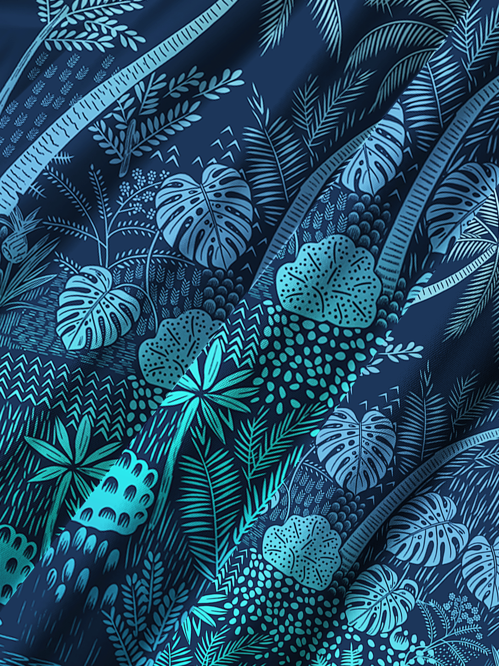 Orionride Passionate Coconut Tree Zipper Pockets Ultra Lightweight Short Sleeves Gravel Shirt