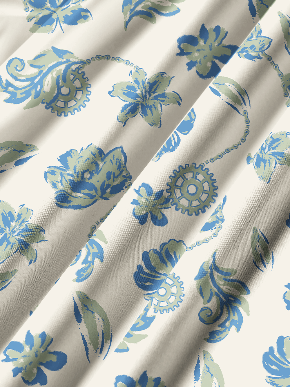 Orionride Spring In Full Bloom Zipper Pockets Ultra Lightweight Short Sleeves Gravel Shirt