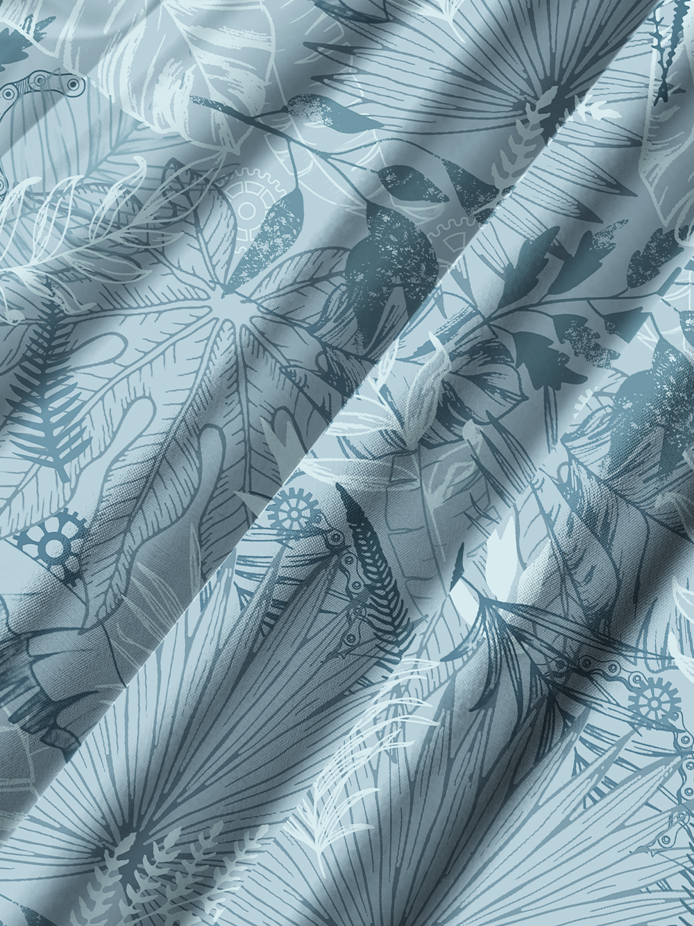 Orionride Leaf Garden Zipper Pockets Ultra Lightweight Short Sleeves Gravel Shirt