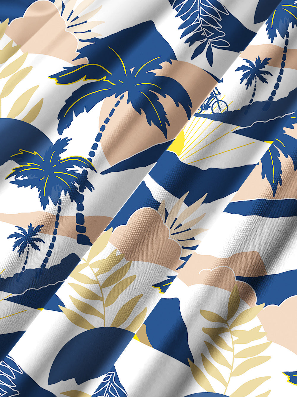Orionride Short Sleeves Prevailing Palm Ultra Lightweight Hawaiian shirt