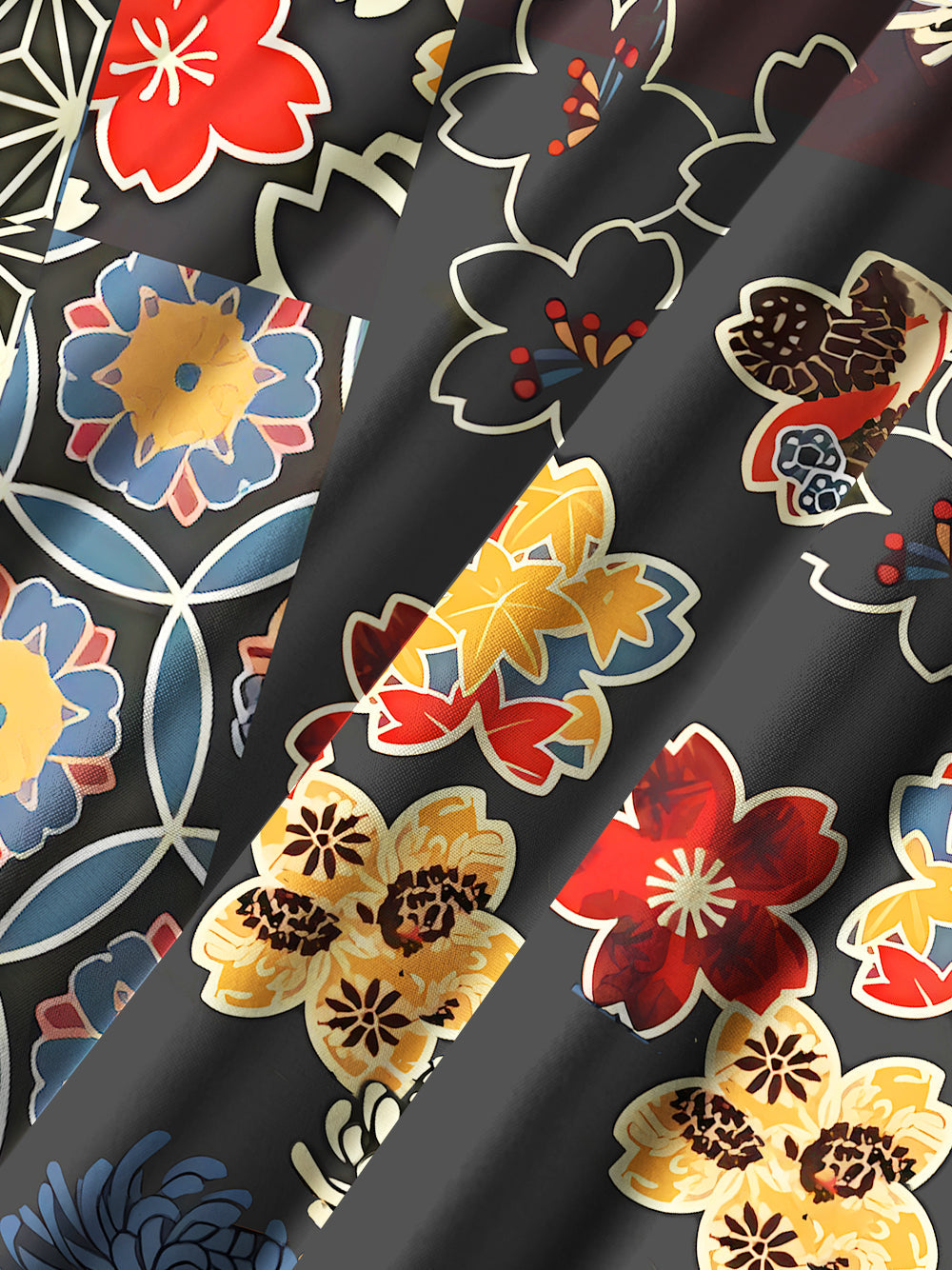 Orionride Unique Gear Flower Ultra Lightweight Short Sleeves Hawaiian shirt