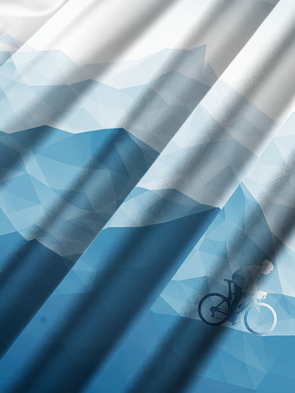 Orionride Snow Mountain Cycling Zipper Pockets Ultra Lightweight Short Sleeves Gravel Shirt