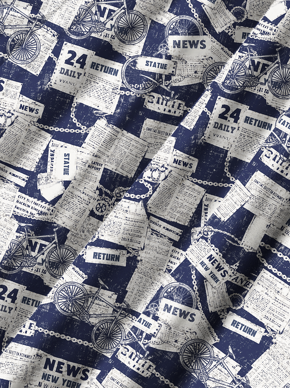 Orionride New York Daily News Zipper Pockets Ultra Lightweight Short Sleeves Gravel Shirt