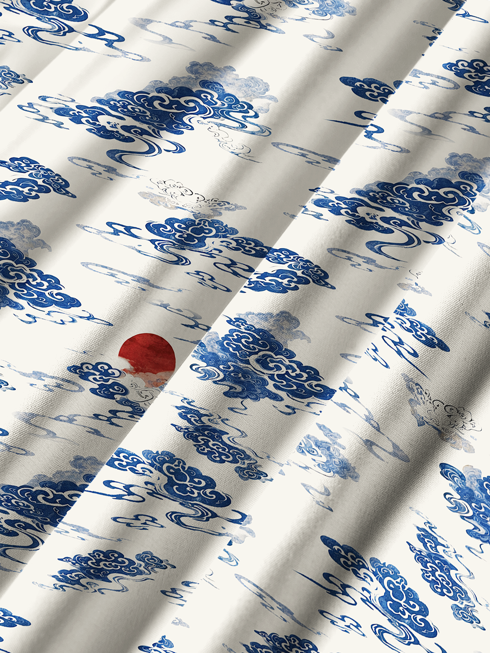 Orionride Auspicious Clouds Zipper Pockets Ultra Lightweight Short Sleeves Gravel Shirt