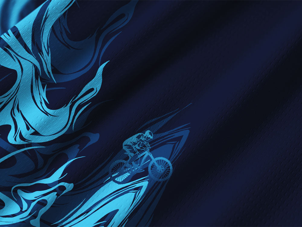 Orionride Water Ripples Long Sleeve Downhill Jersey