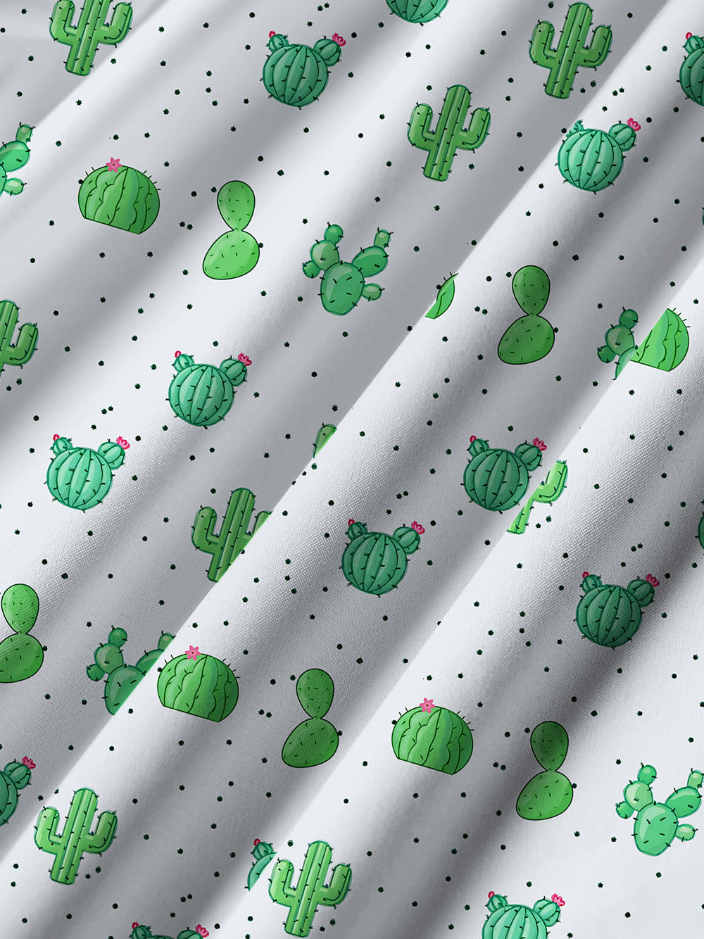 Orionride Cactus Print Zipper Pockets Ultra Lightweight Short Sleeves Gravel Shirt