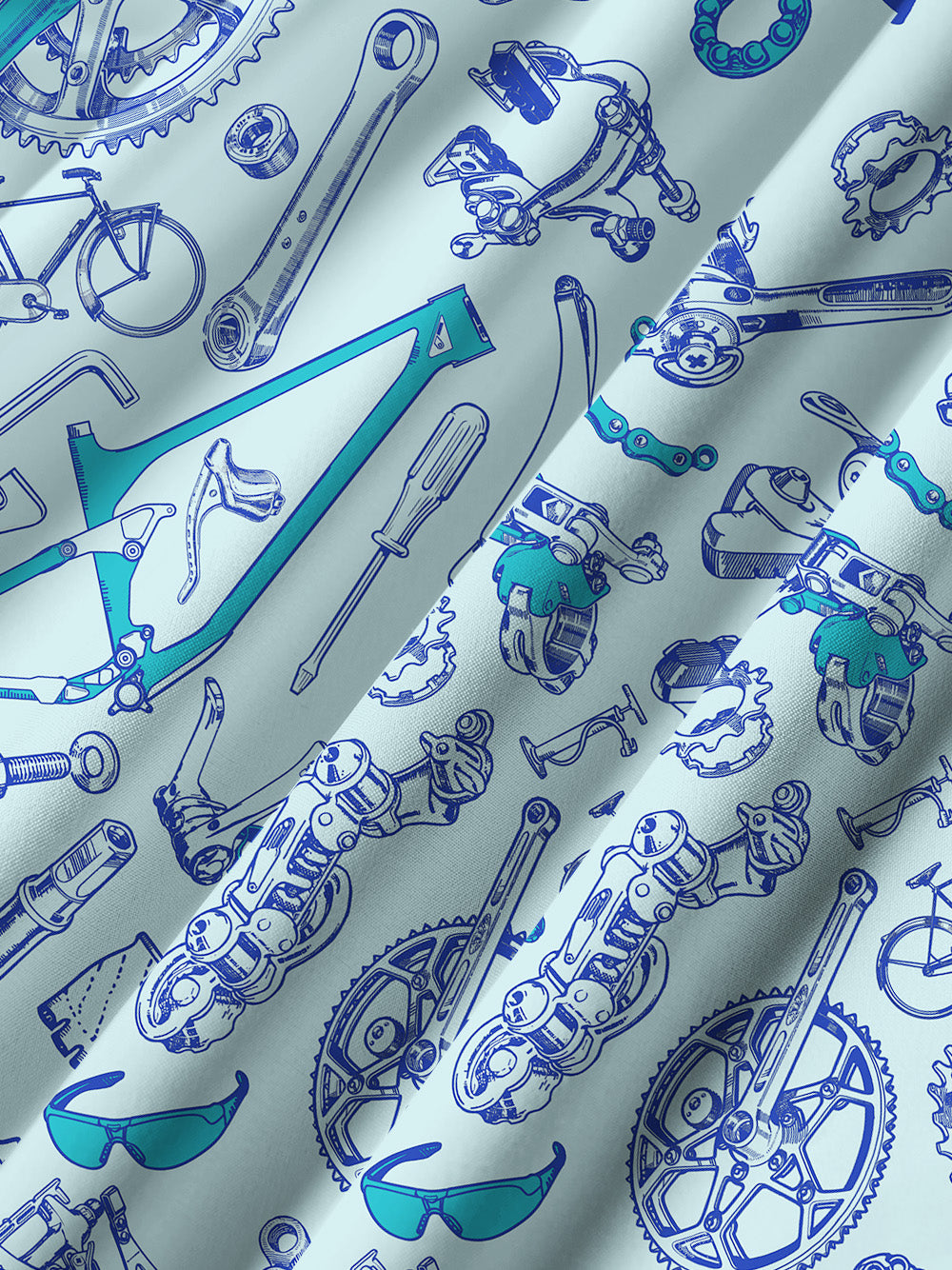 Orionride Rich Parts Zipper Pockets Ultra Lightweight Short Sleeves Gravel Shirt