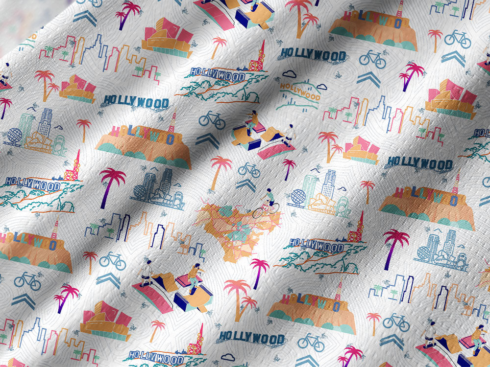 Orionride Los Angeles Stories Long Sleeve Downhill Jersey