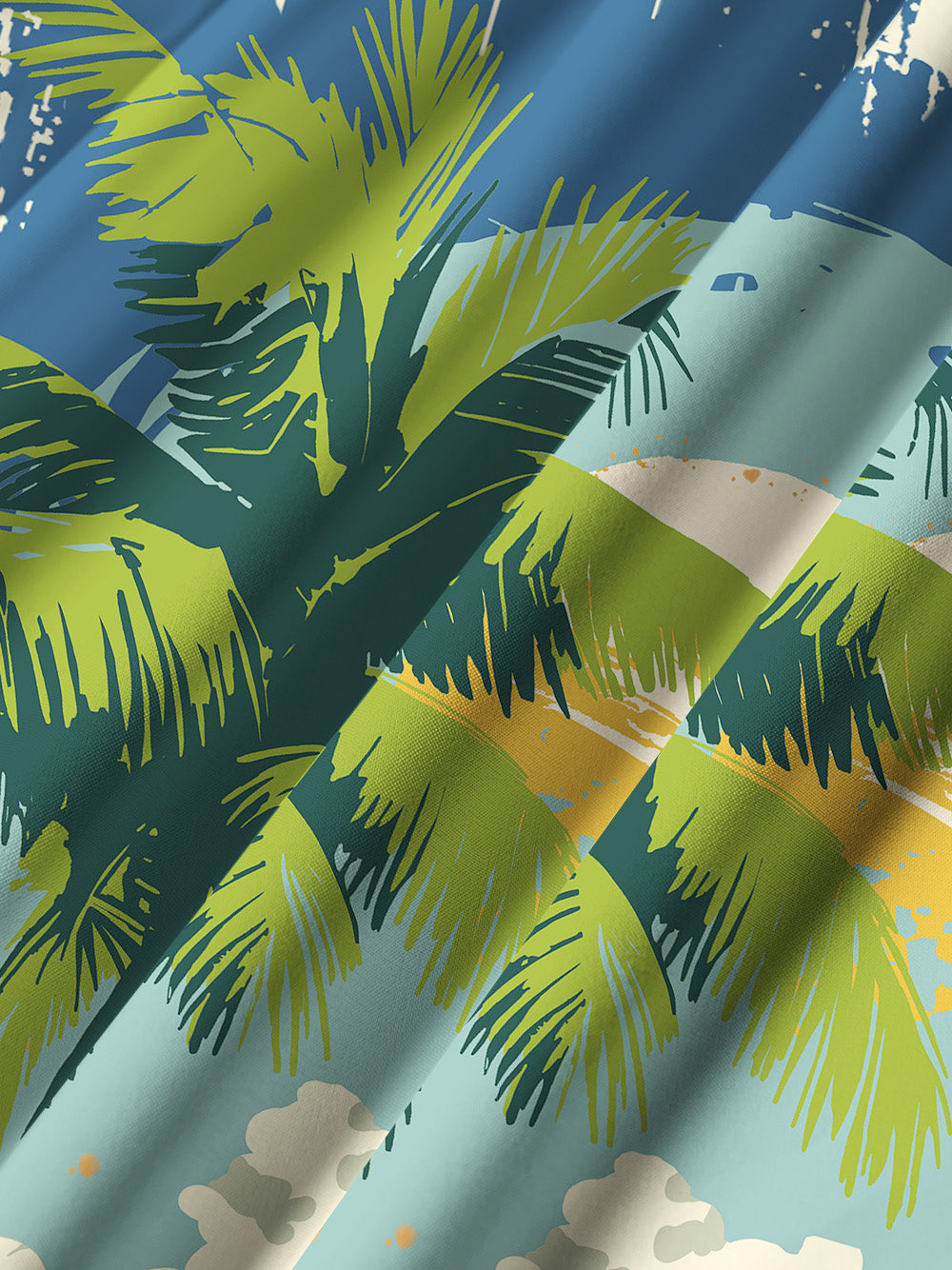 Orionride Tropical Beach Ultra Lightweight Short Sleeves Hawaiian shirt