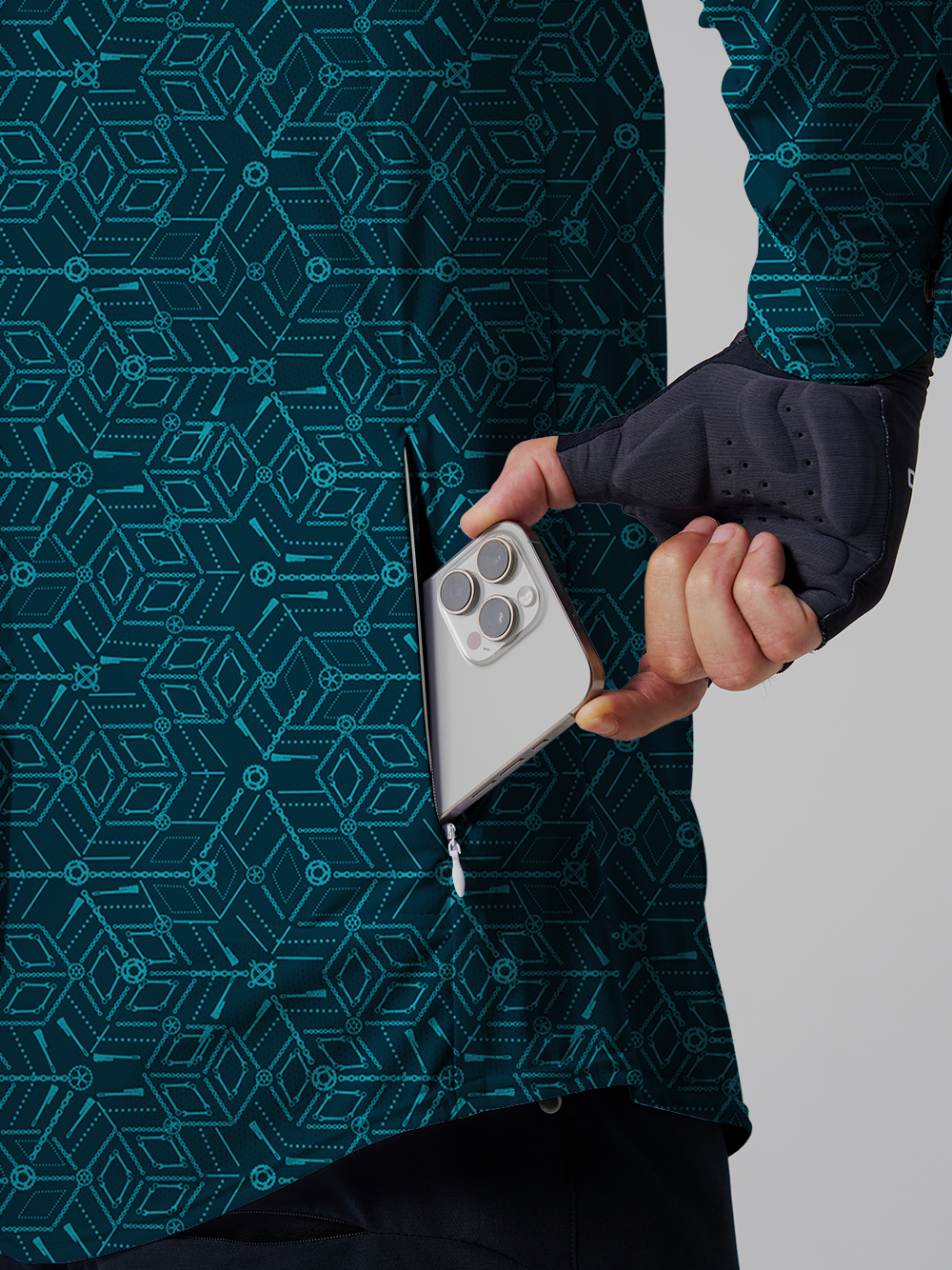 Orionride Spatial Gear Men's Stretchy Breathable Long Sleeve Gravel Shirt