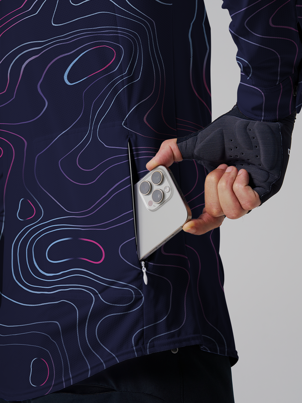 Orionride Contour Ride Men's Stretchy Breathable Long Sleeve Gravel Shirt