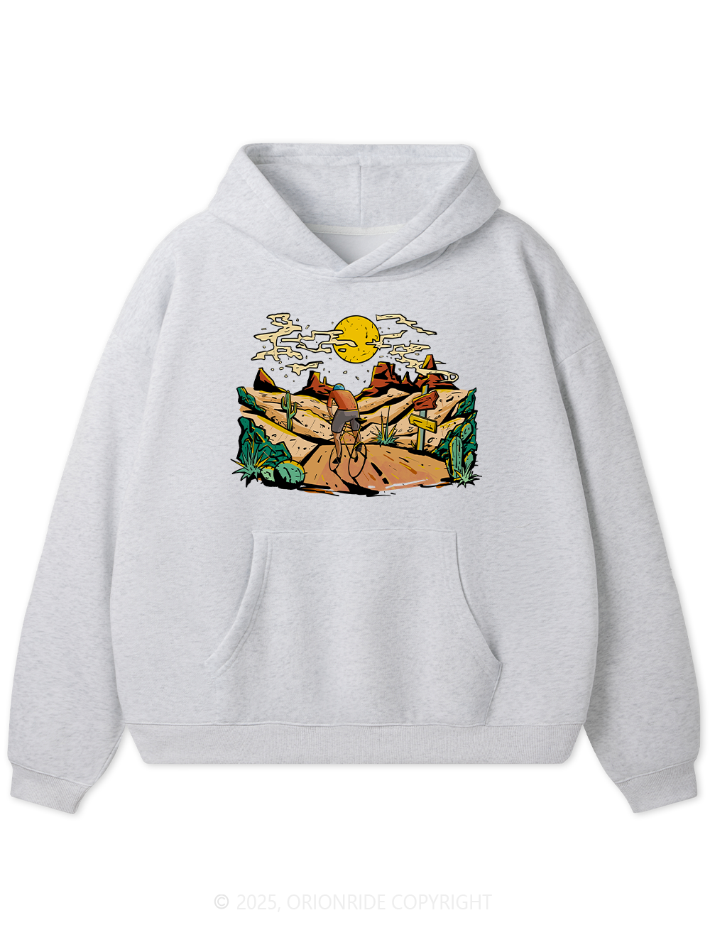 Orionride Sunset Desert Ride Fleece Hoodie