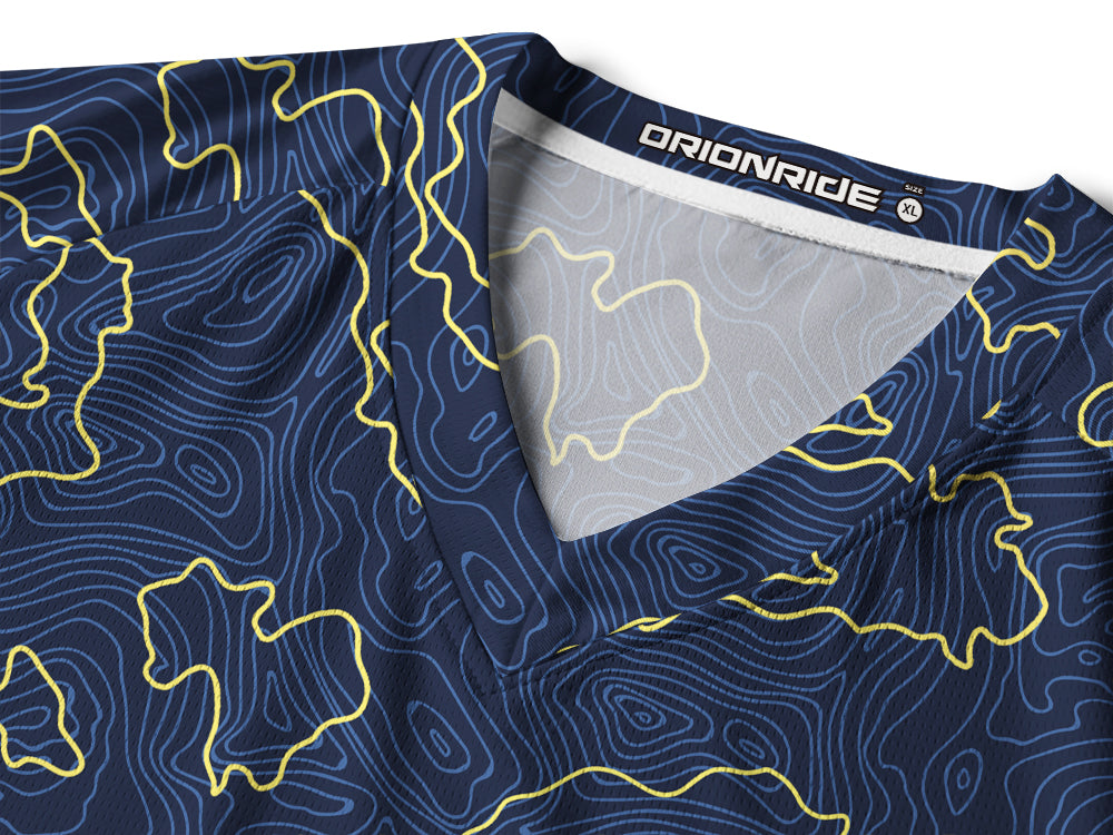 Orionride Contour Tiling Long Sleeve Downhill Jersey