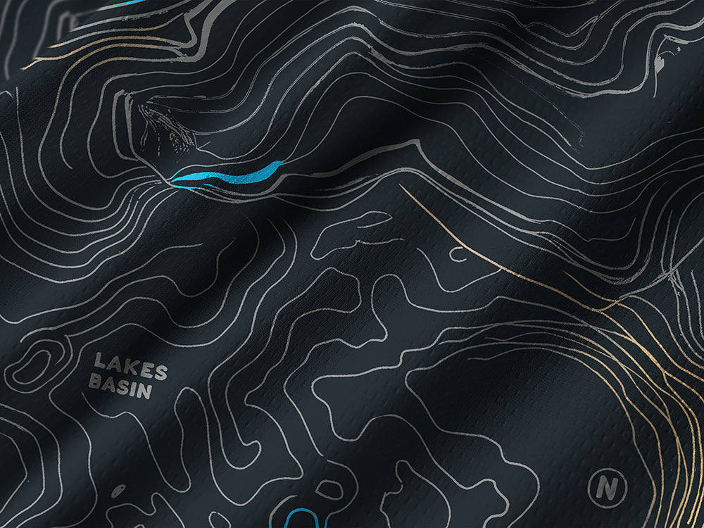 Orionride Panoramic Map Long Sleeve Downhill Jersey