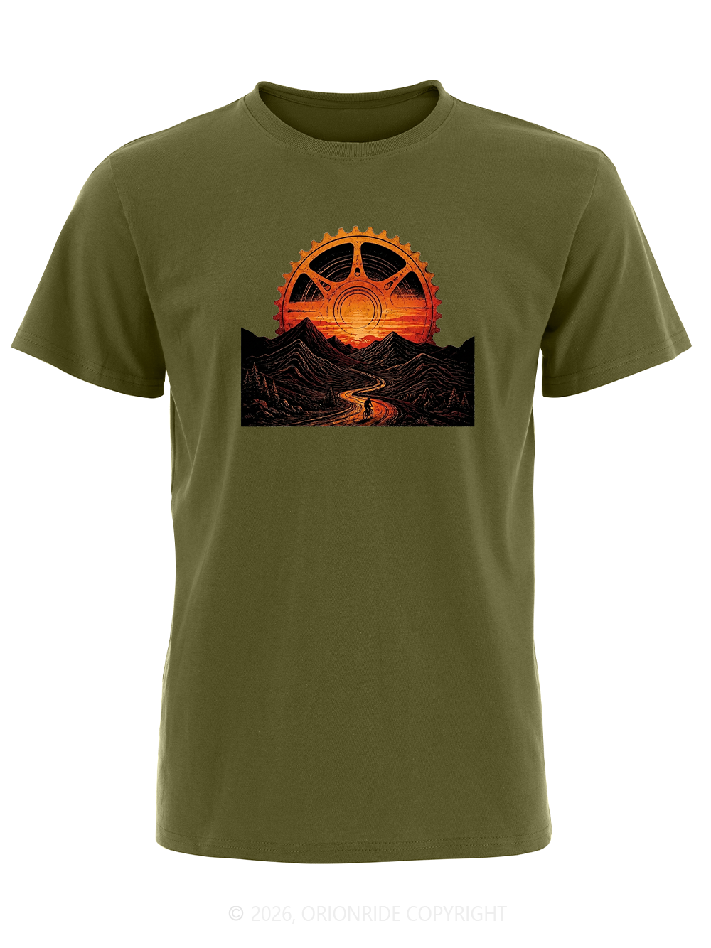 Orionride Gear Sunset Short Sleeves Bike T-Shirt