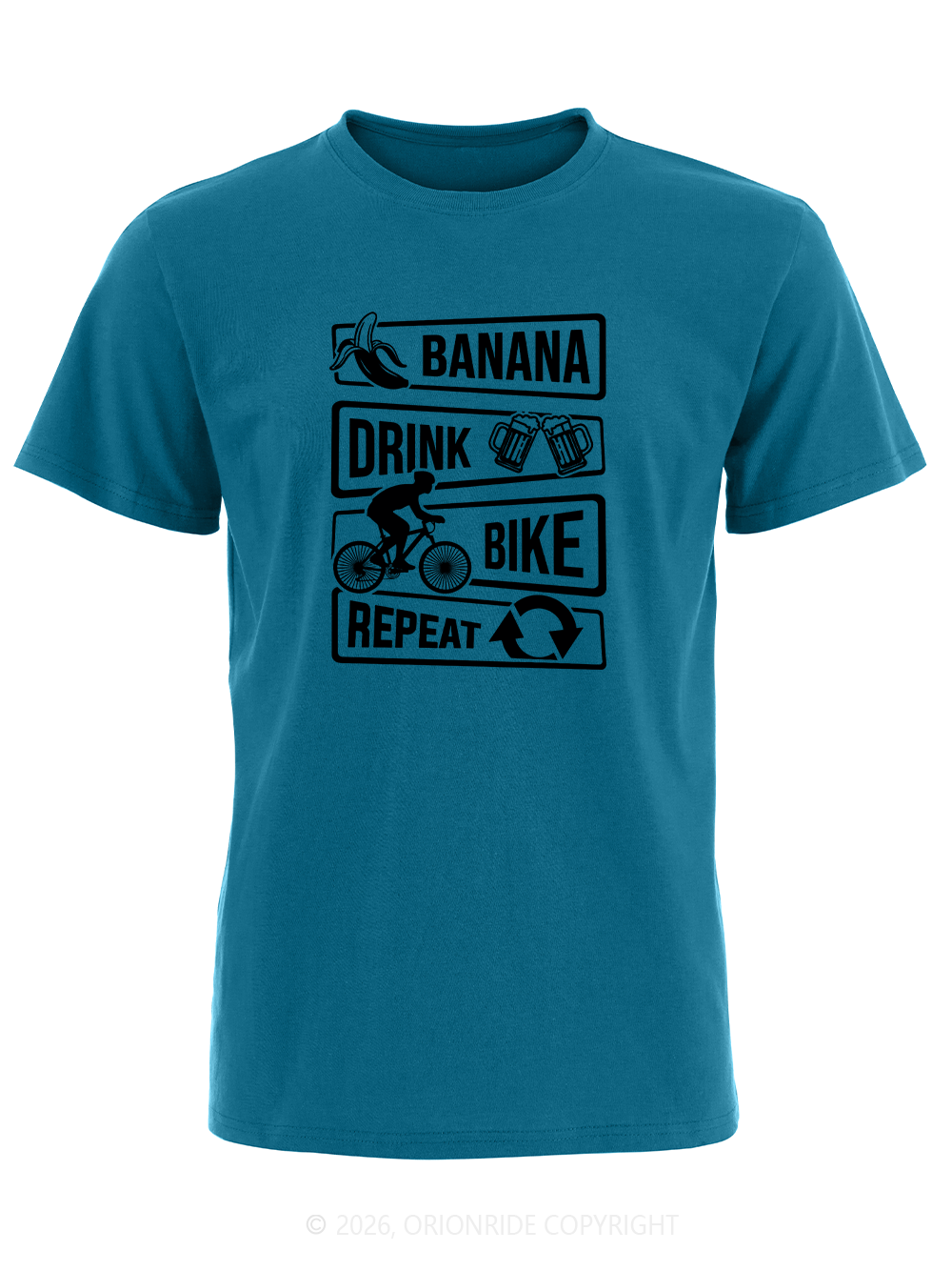 Orionride Things To Do In A Day Short Sleeves Bike T-Shirt