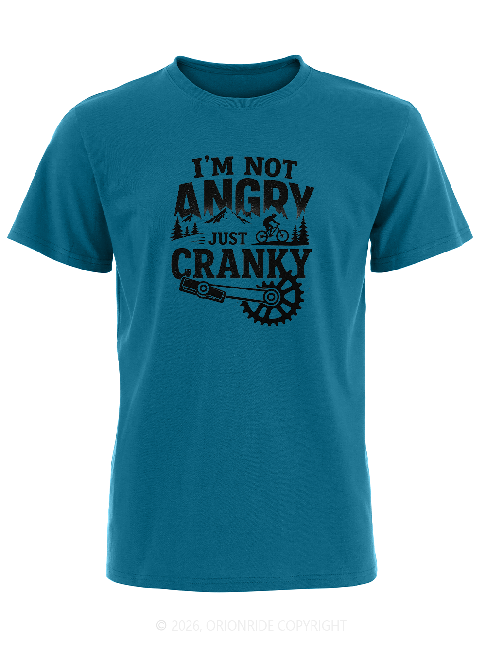 Orionride I'm Not Angry Short Sleeves Bike T-Shirt