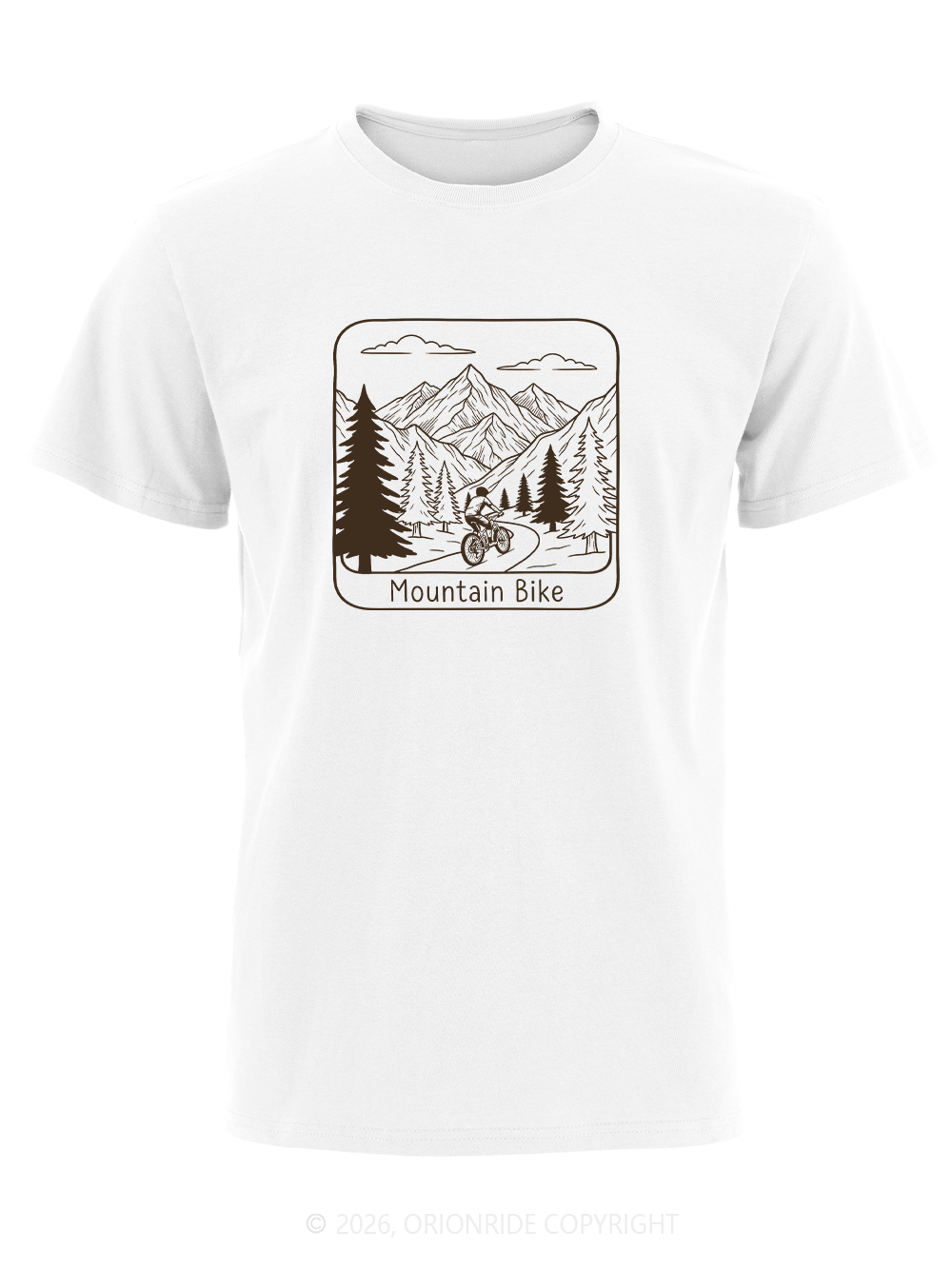 Orionride Undulating Peaks Short Sleeves Bike T-Shirt