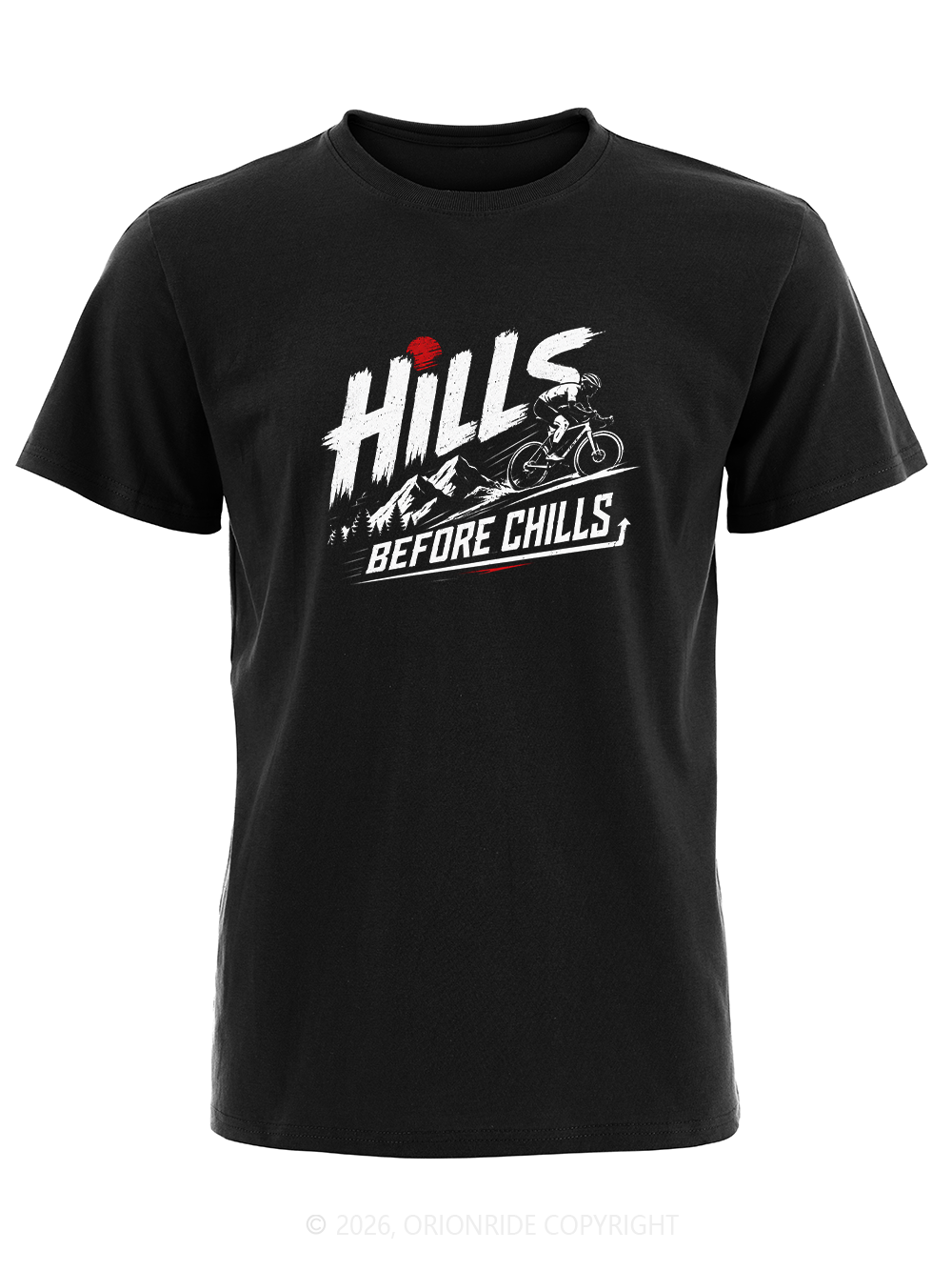 Orionride Hills Before Chills Short Sleeves Bike T-Shirt