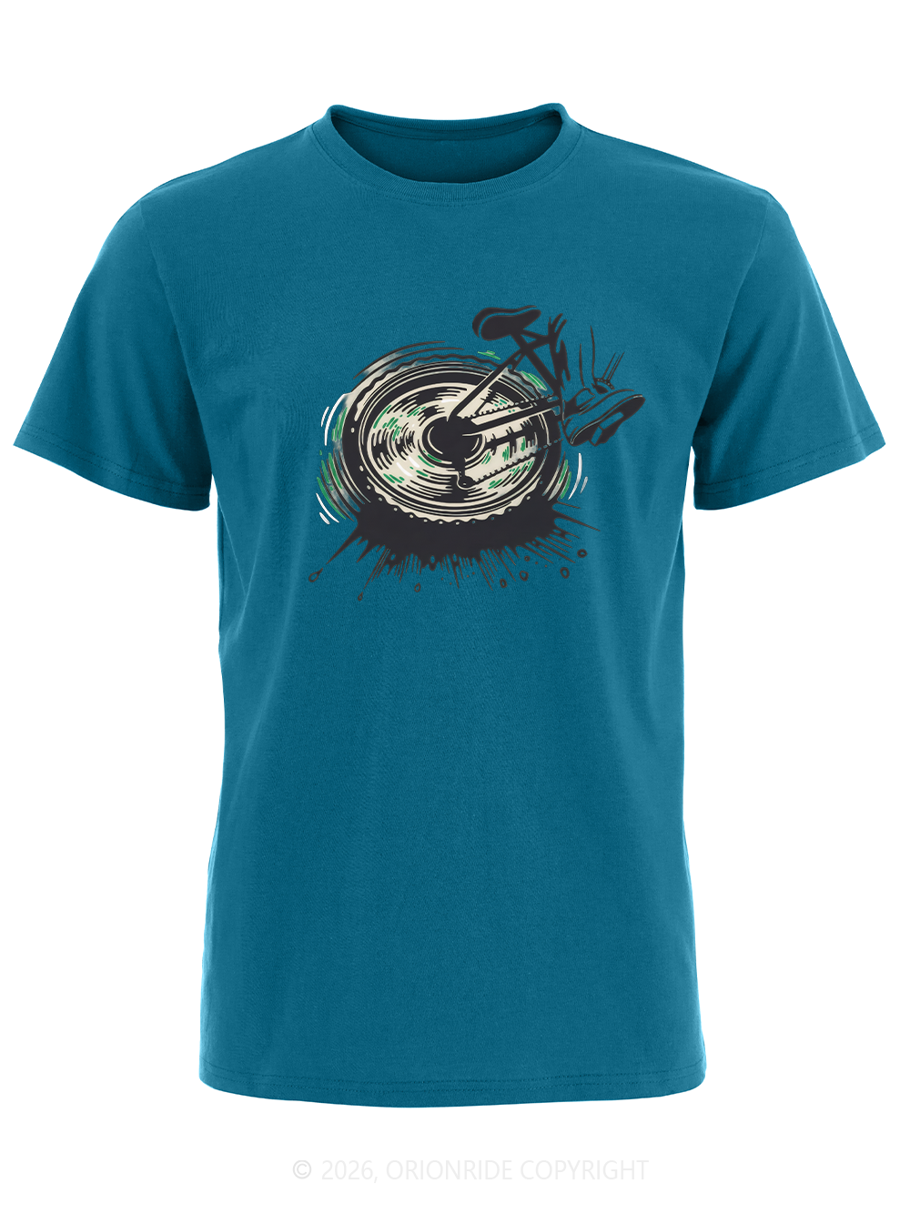Orionride Cycling With All My Might Short Sleeves Bike T-Shirt