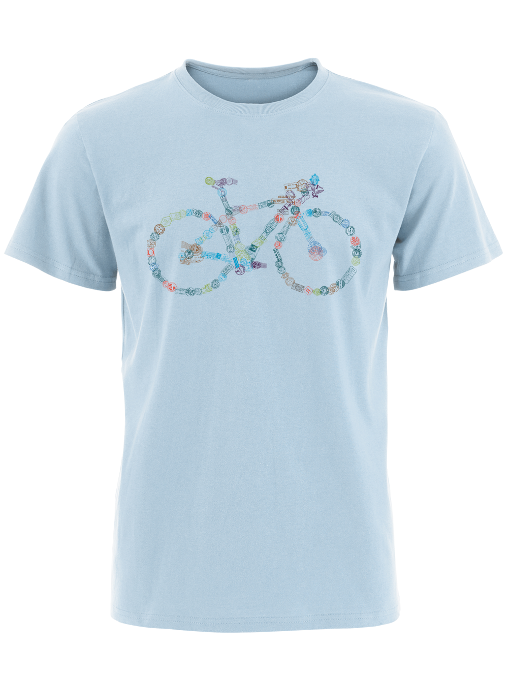 Orionride Stamp Bicycle Short Sleeves Bike T-Shirt