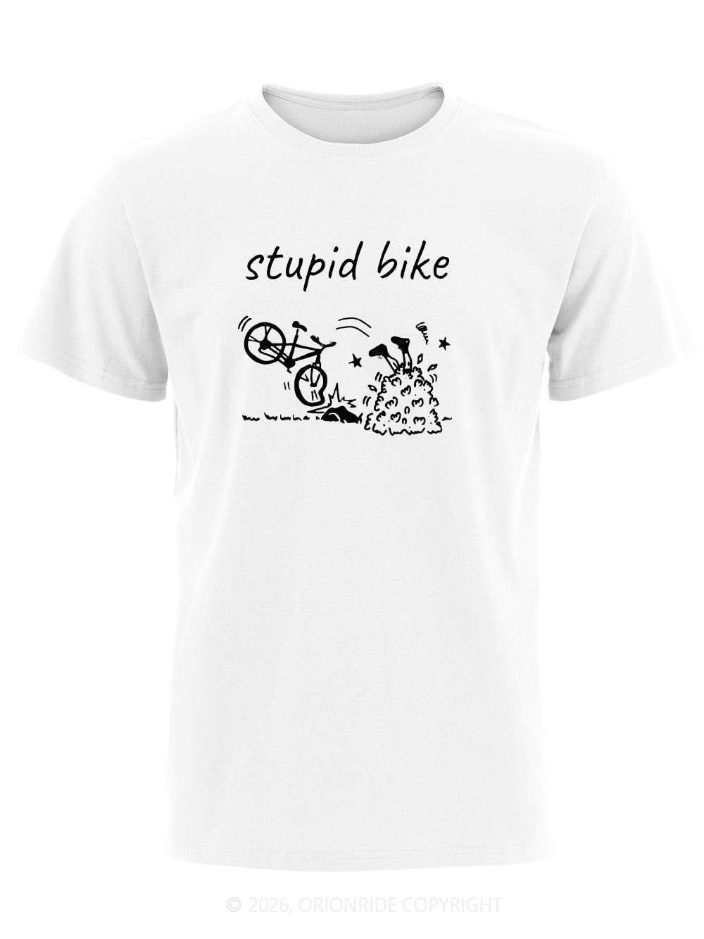Orionride Stupid Bike Short Sleeves Bike T-Shirt