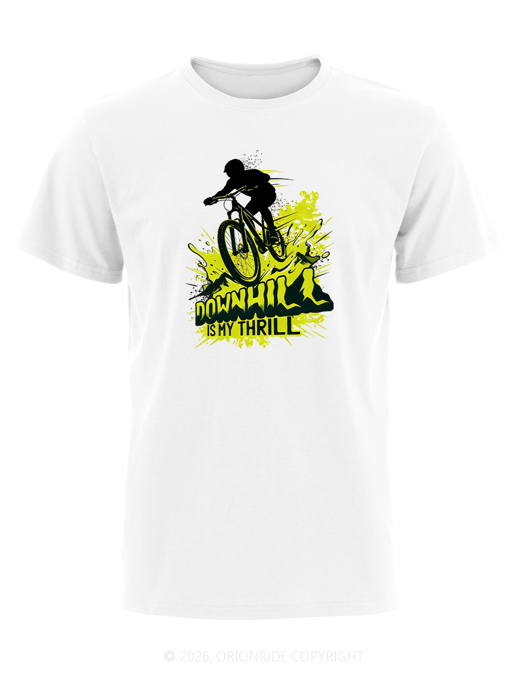 Orionride Downhill Is My Thrill Short Sleeves Bike T-Shirt