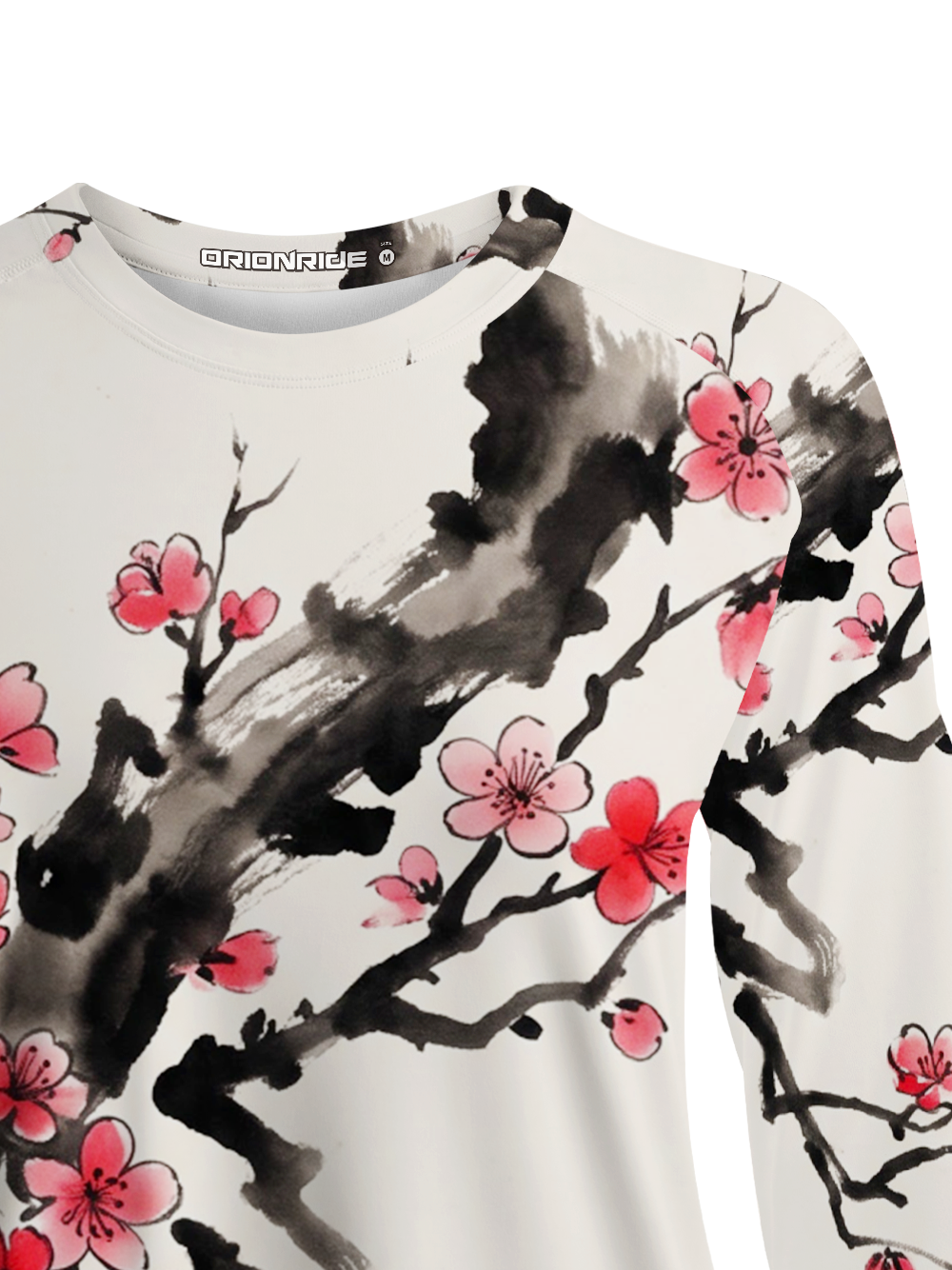 Orionride Ink-Wash Peach Blossoms Women's Quick Dry Downhill Jersey